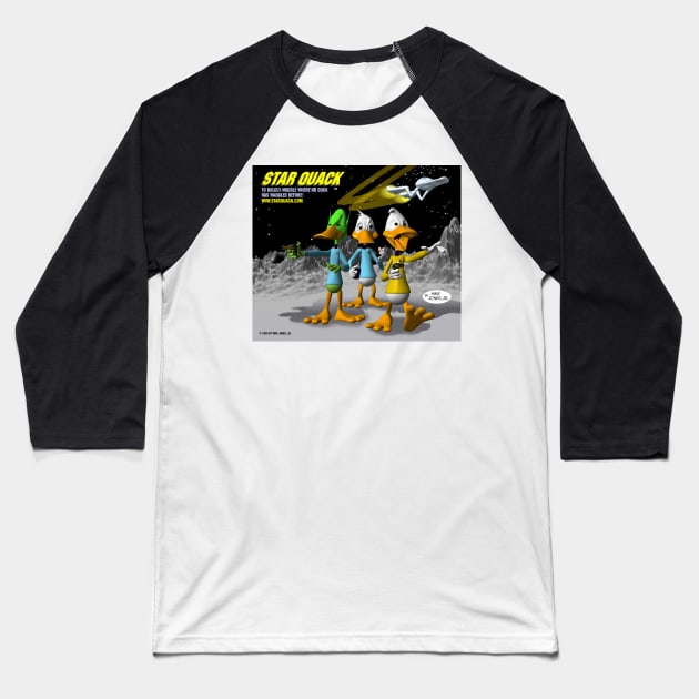 Star Quack Cover #1 Baseball T-Shirt by Big Hit Comics